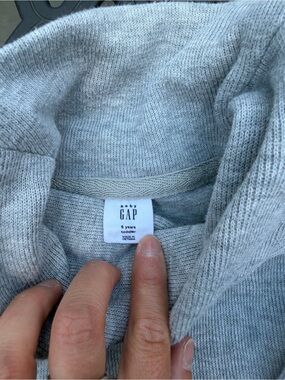 GAP Baby Gray Hooded Sweater